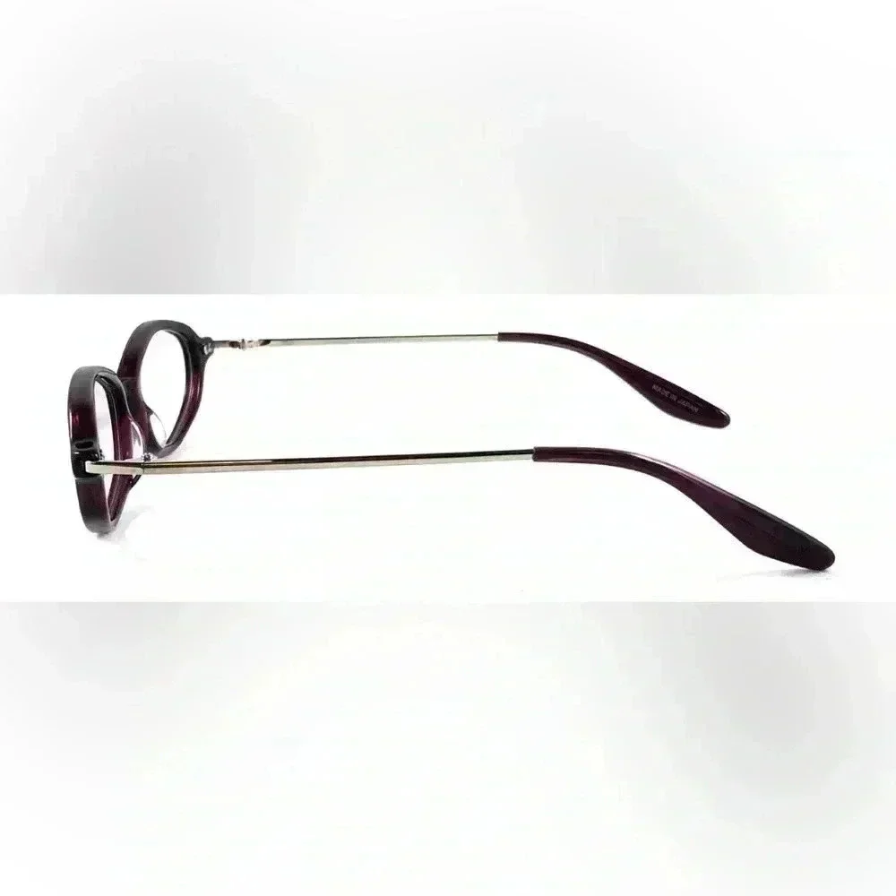Barton Perreira | Plum/Silver Juliette Eyeglasses Frames